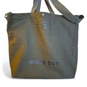 Olive Canvas Tote Bag
